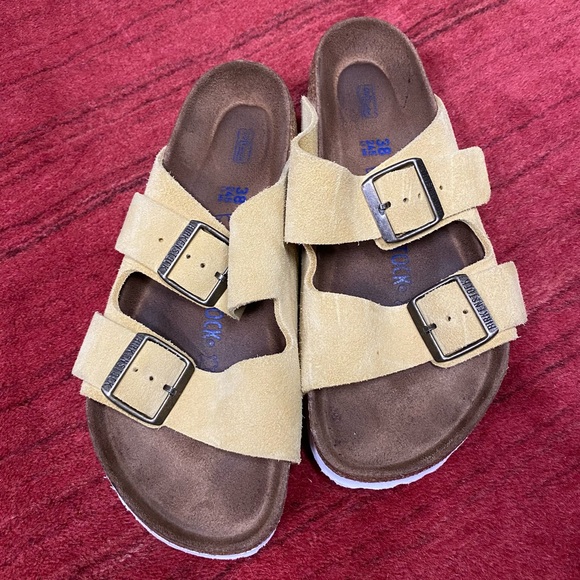 Birkenstock Arizona Suede Leather Sandals - Picture 5 of 7
